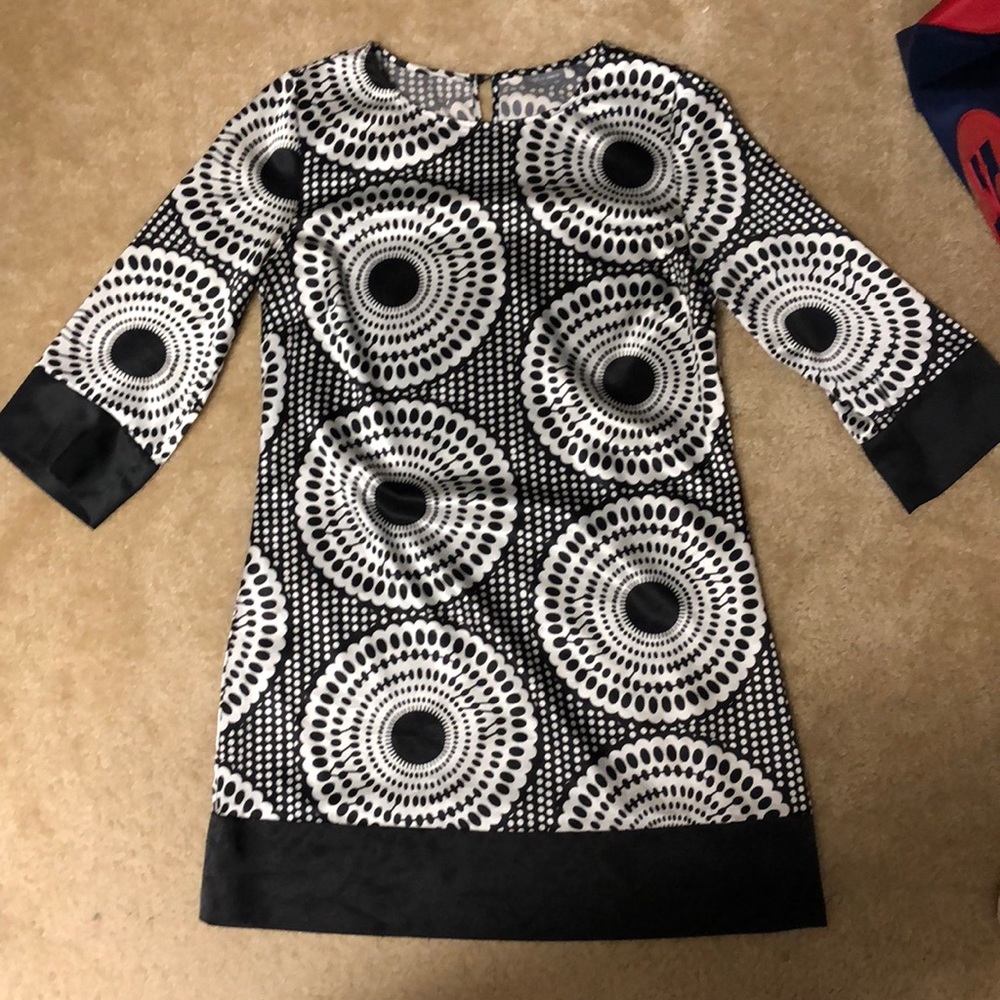 Black and white tunic